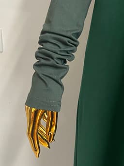 Arm Warmers — Moss Green, Smooth Viscose