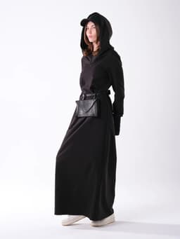 Assassin Dress — Black, 2-Thread