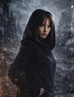 Assassin Dress — Black, 2-Thread