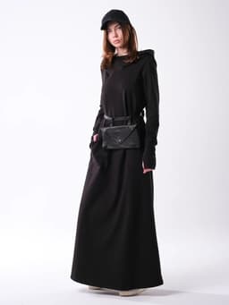 Assassin Dress — Black, 2-Thread