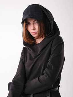 Assassin Dress — Black, 2-Thread
