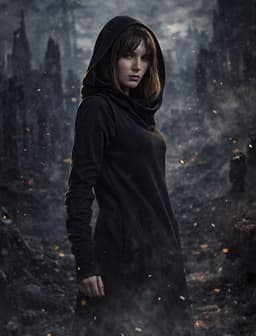 Assassin Dress — Black, 2-Thread