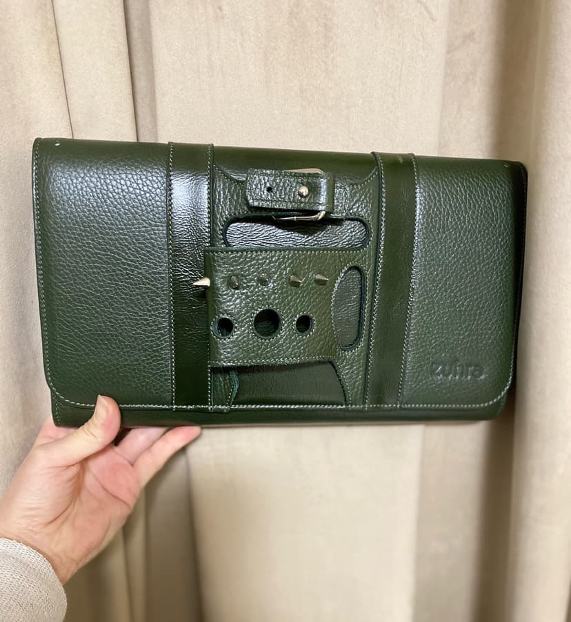 Designer Clutch — Genuine Leather