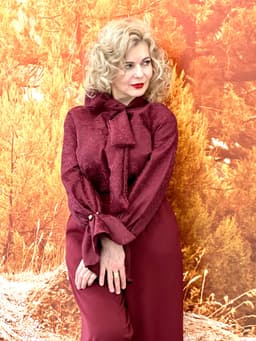Blouse — Burgundy