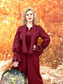 Blouse — Burgundy