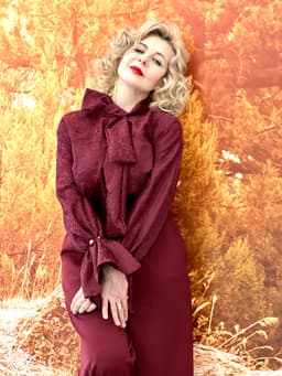 Blouse — Burgundy