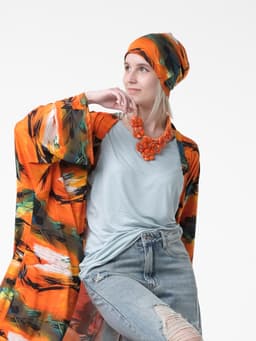 Beanie — Cosmic Orange