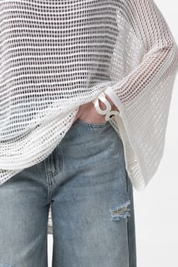 Bangle Bracelet — White Enamel