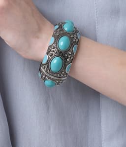 Bangle Bracelet — Turquoise