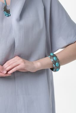 Bangle Bracelet — Turquoise