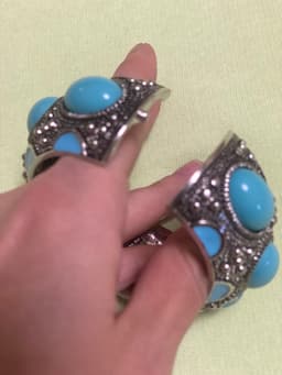 Bangle Bracelet — Turquoise