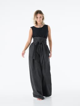 Denim Belt-Sash — Grey