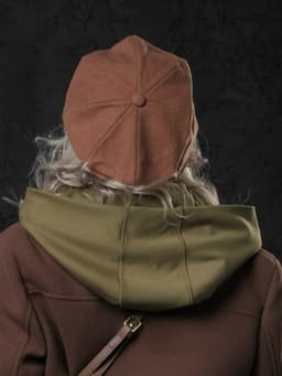 Unisex Flat Cap — Terracotta