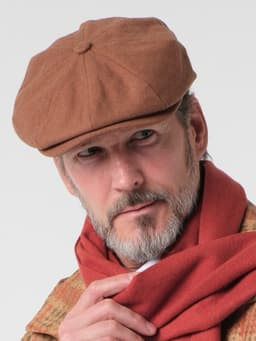 Unisex Flat Cap — Terracotta