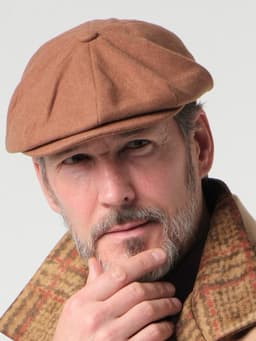 Unisex Flat Cap — Terracotta