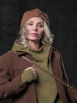 Unisex Flat Cap — Terracotta