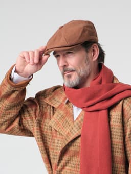 Unisex Flat Cap — Terracotta