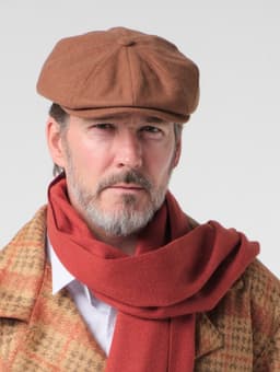 Unisex Flat Cap — Terracotta