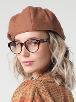 Unisex Flat Cap — Terracotta