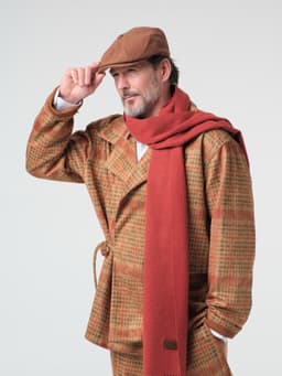 Men's Scarf — Terracotta