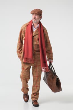 Men's Scarf — Terracotta