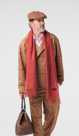 Men's Scarf — Terracotta