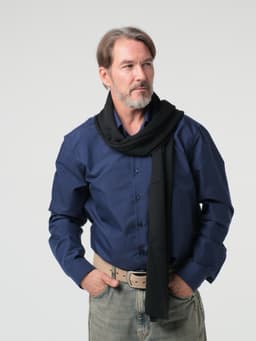 Knit Scarf — Black