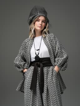 Sash — Black, Heavy Fabric