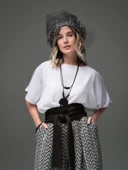 Sash — Black, Heavy Fabric