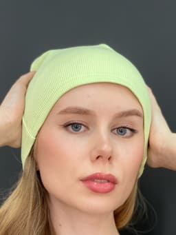Cotton Hat — Lime