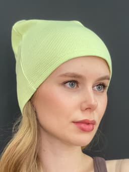 Cotton Hat — Lime