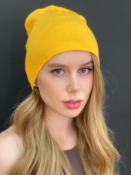 Cotton Hat — Yellow