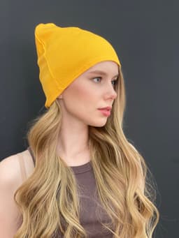 Cotton Hat — Yellow