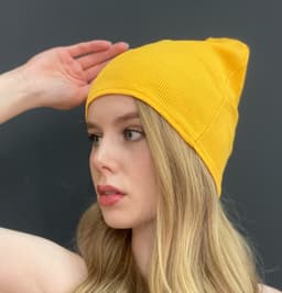 Cotton Hat — Yellow