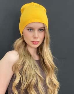 Cotton Hat — Yellow