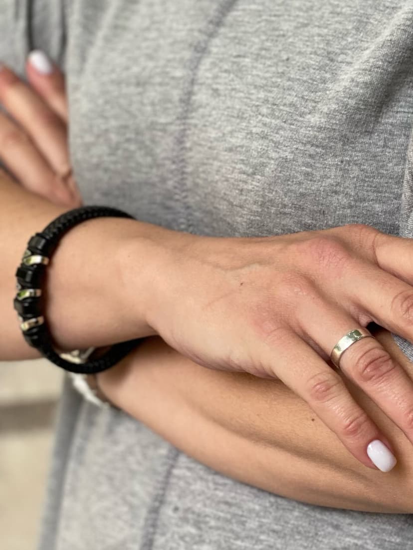 Bracelet — Leather & Metal