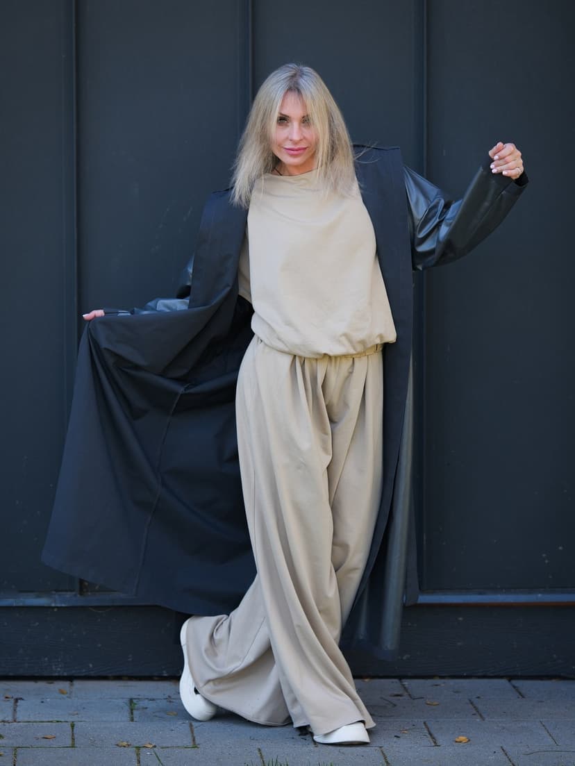 Vest & Top Set — Sand