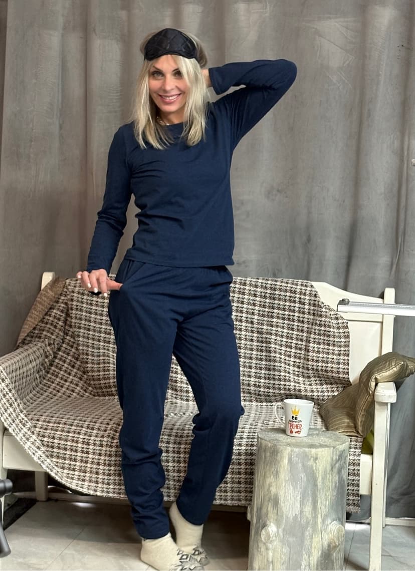 Loungewear Set — Ink Melange