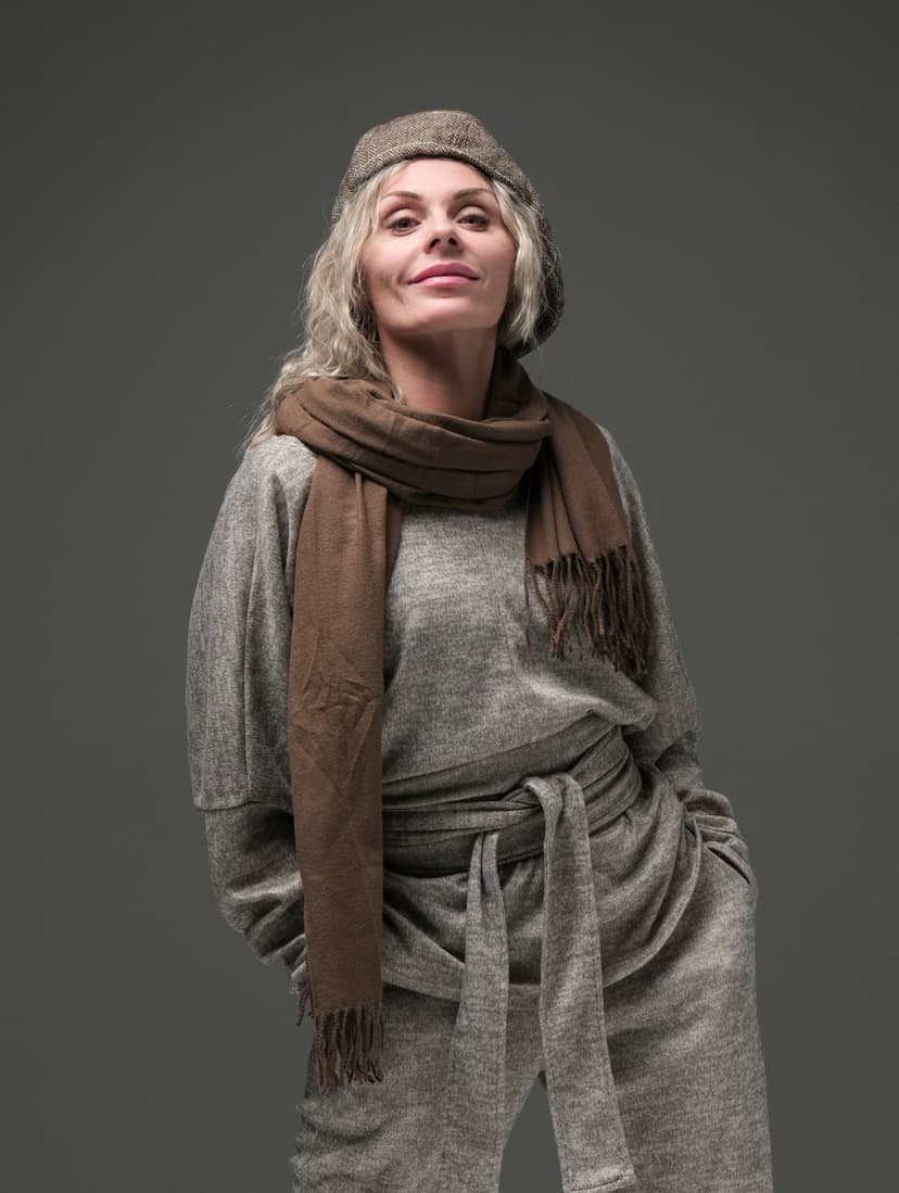 Shawl — Coffee