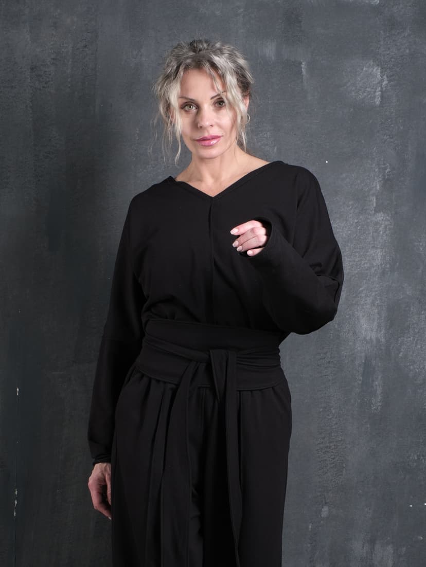 Longsleeve — Reversible, Black