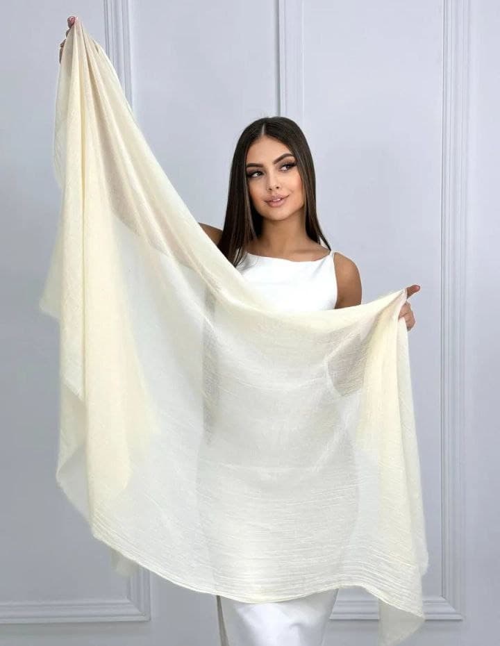 Shawl — Milk White