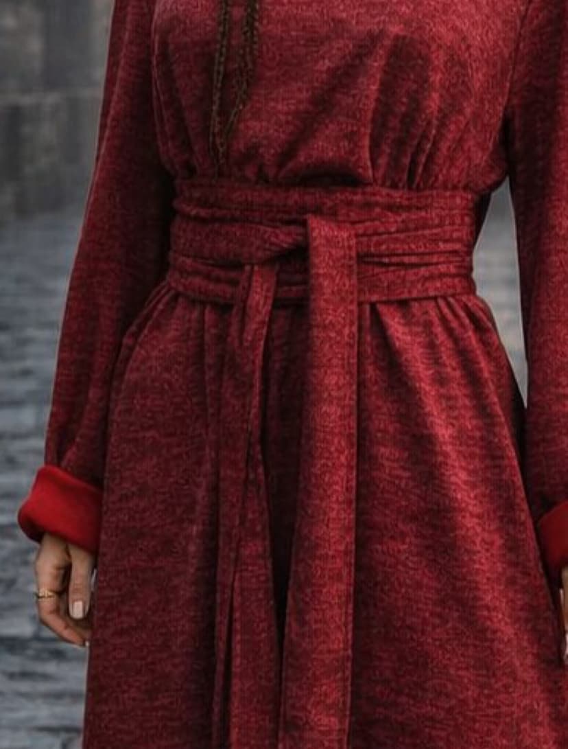 Sash — Burgundy-Red Melange