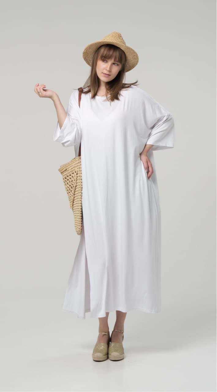 T-Shirt Dress — White