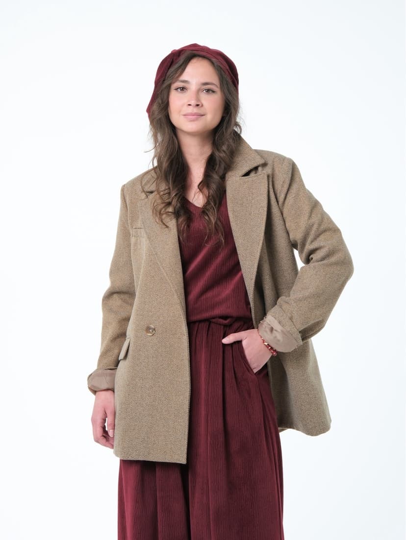 Lined Jacket — Sand